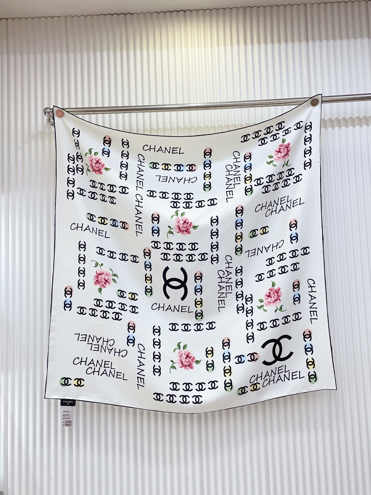 ✨✨【18姆米 双面同色】新款小香‼️美翻了[流泪]最新御用殿堂级极品‼️经典元素图案设计风格❗️美丽至