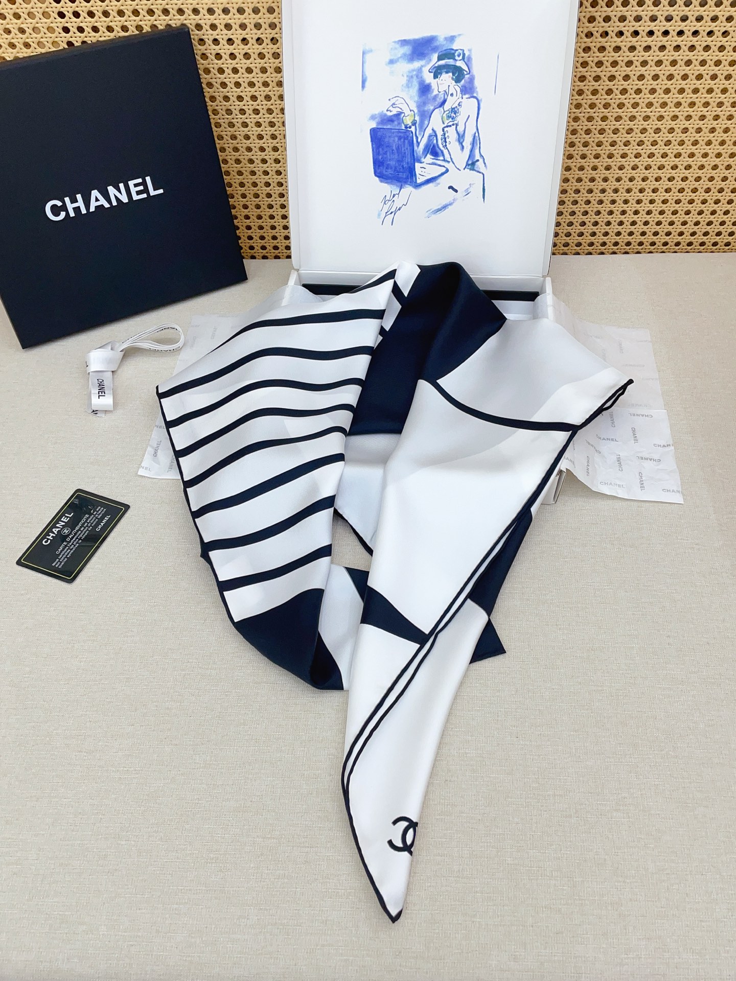 ✨✨【18姆米 双面同色】新款小香‼️美翻了[流泪]最新御用殿堂级极品‼️经典元素图案设计风格❗️美丽至