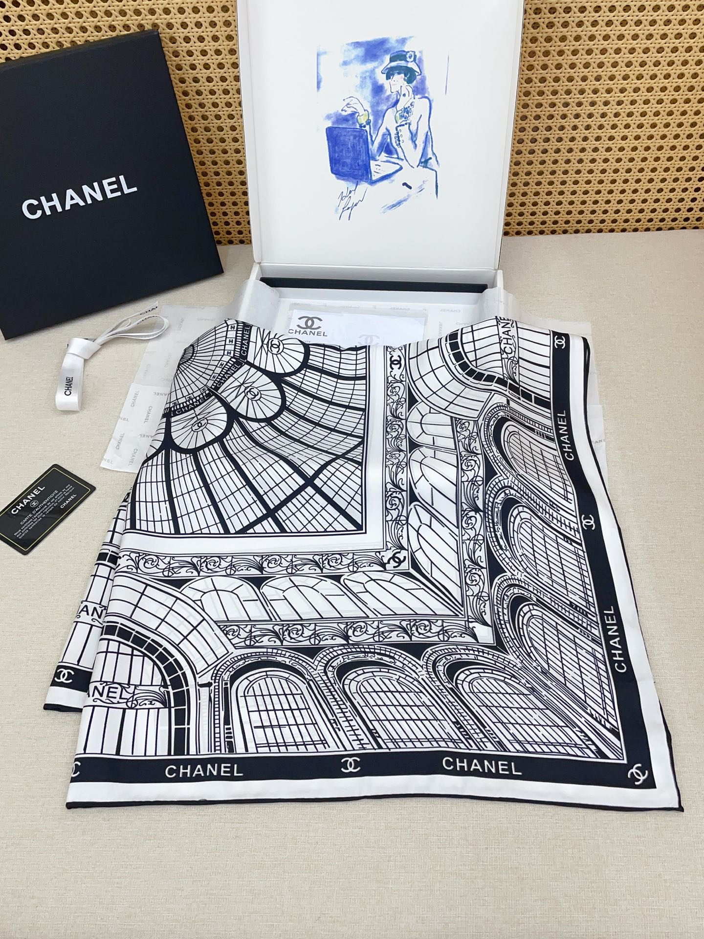 ✨✨【18姆米 双面同色】新款小香‼️美翻了[流泪]最新御用殿堂级极品‼️经典元素图案设计风格❗️美丽至