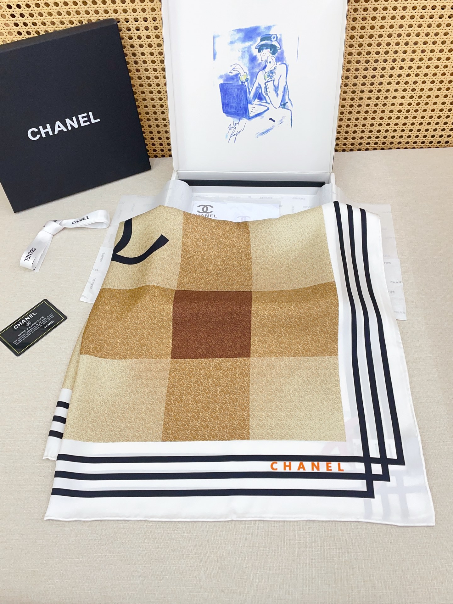 ✨✨【18姆米 双面同色】新款小香‼️美翻了[流泪]最新御用殿堂级极品‼️经典元素图案设计风格❗️美丽至极 真的 上身极