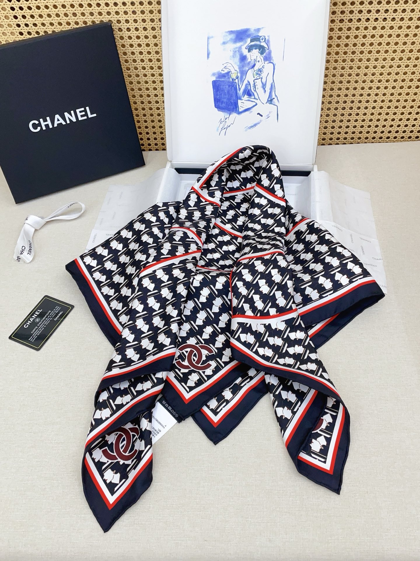 ✨✨【18姆米 双面同色】新款小香‼️美翻了[流泪]最新御用殿堂级极品‼️经典元素图案设计风格❗️美丽至极 真的 上身极