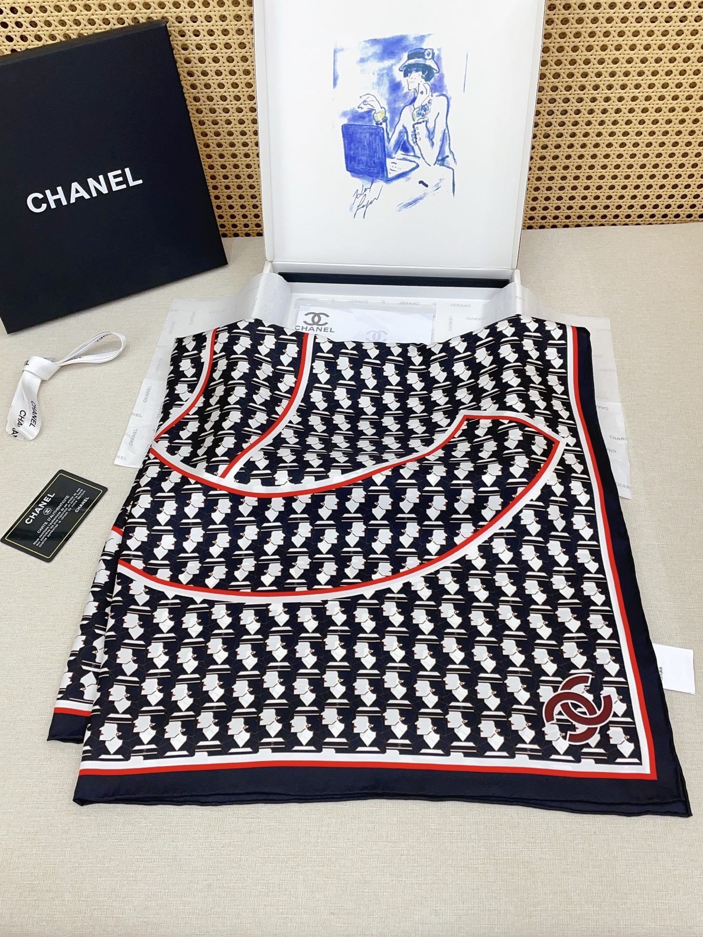 ✨✨【18姆米 双面同色】新款小香‼️美翻了[流泪]最新御用殿堂级极品‼️经典元素图案设计风格❗️美丽至极 真的 上身极