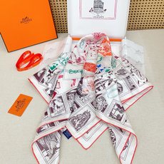 ✨✨【18姆米 双面同色】H**S真丝新款🆕👏👏买了都说好看‼️推荐💕【福宝集邮者90】真丝方巾,顶级工艺超值‼️专柜爆 ✨✨【18姆米 双面同色】H**S真丝新款🆕👏👏买了都说好看‼️推荐💕【福宝集邮者90】真丝方巾,顶级工艺超值‼️专柜爆