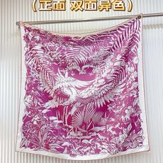 🆕 ✨✨【18姆米 双面异色】H**S真丝新款🆕👏👏买了都说好看‼️推荐💕【红鹤派对图腾版 90】真丝方巾,顶级工艺超值 🆕 ✨✨【18姆米 双面异色】H**S真丝新款🆕👏👏买了都说好看‼️推荐💕【红鹤派对图腾版 90】真丝方巾,顶级工艺超值