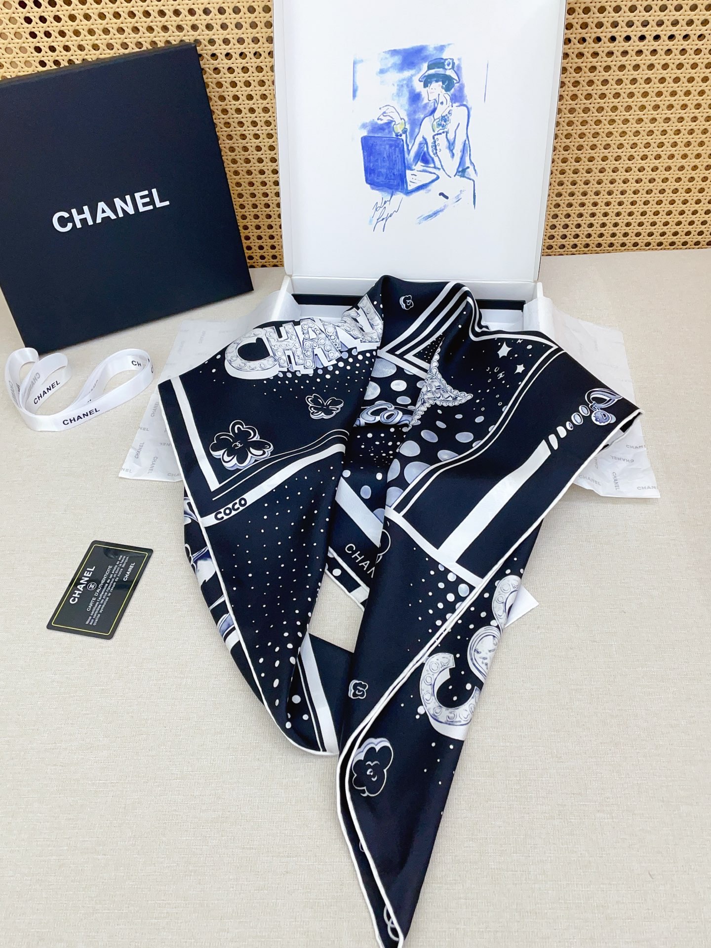 🆕 ✨✨【18姆米 双面同色】新款小香‼️美翻了[流泪]最新御用殿堂级极品‼️经典元素图案设计风格❗️美丽至极 真的 上