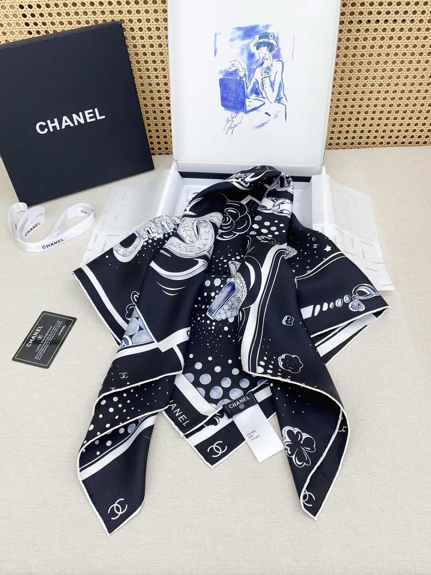 🆕 ✨✨【18姆米 双面同色】新款小香‼️美翻了[流泪]最新御用殿堂级极品‼️经典元素图案设计风格❗️美丽至极 真的 上