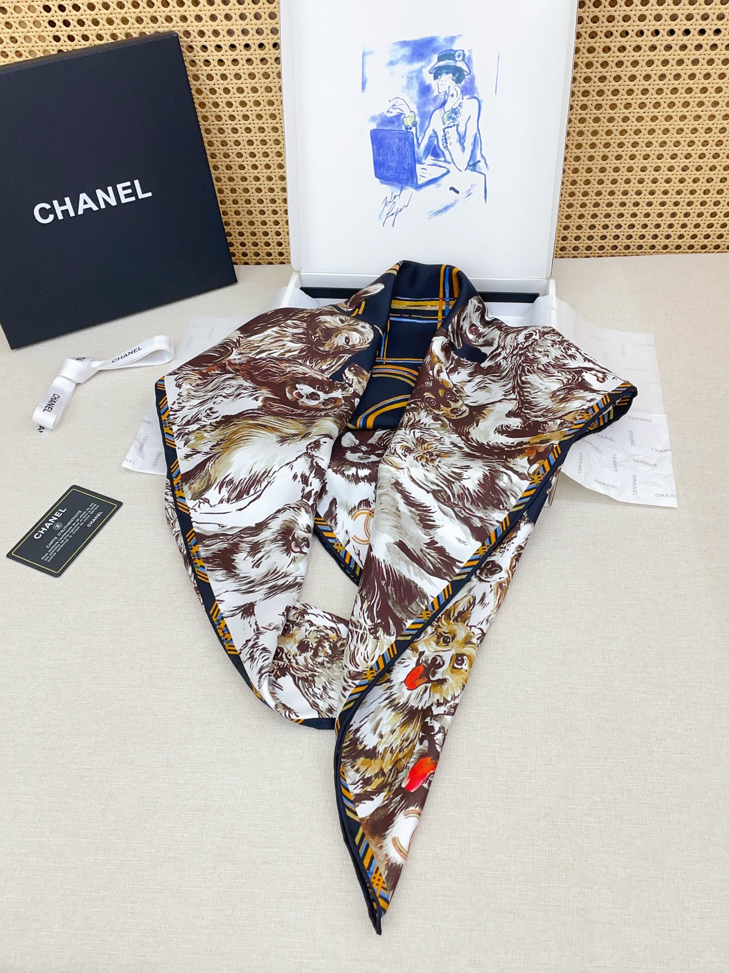 ✨✨【18姆米 双面同色】新款小香‼️美翻了[流泪]最新御用殿堂级极品‼️经典元素图案设计风格❗️美丽至极 真的 上身极