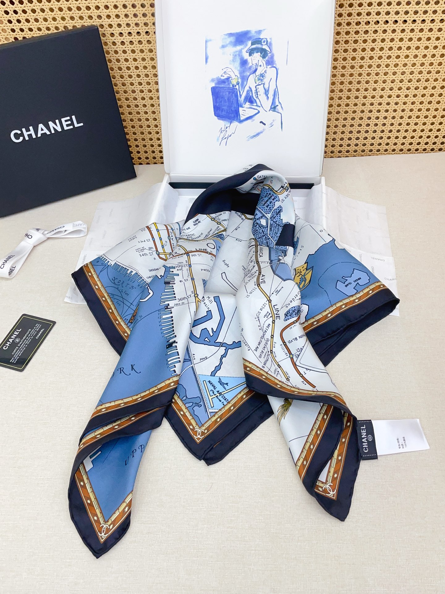 ✨✨【18姆米 双面同色】新款小香‼️美翻了[流泪]最新御用殿堂级极品‼️经典元素图案设计风格❗️美丽至极 真的 上身极