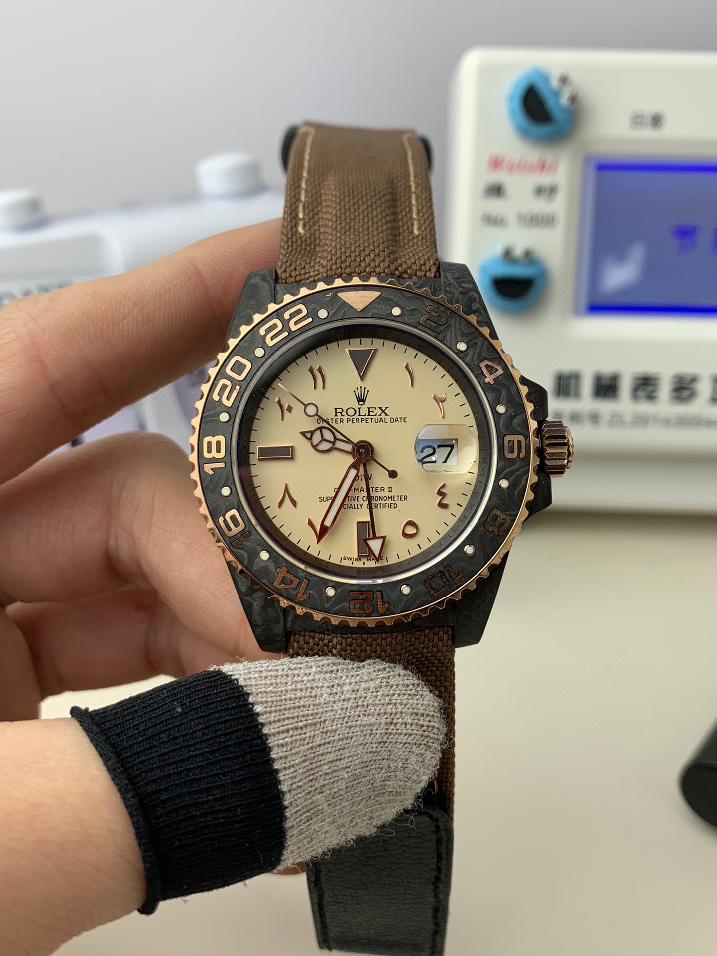 NO:384907,DiW Carbon Fiber Rolex, Rolex19860909DiW 碳纤维劳力士,,rolex,Watch