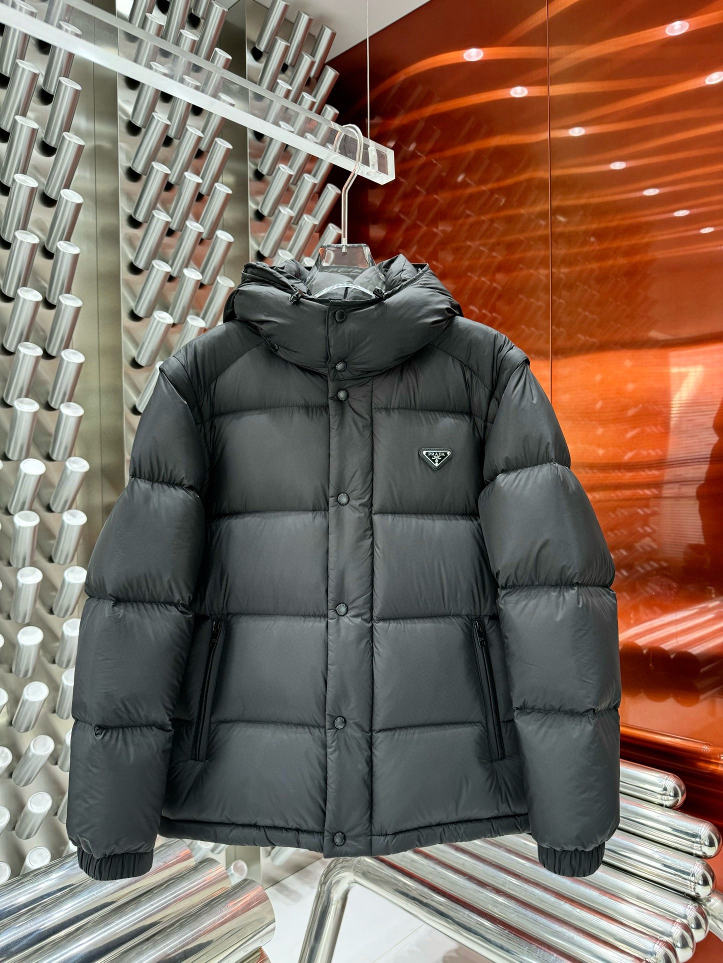Productos recomendados de alta gama de Prad Prada ¡Chaqueta de plumón pura 90 original para hombre de otoño e invierno …