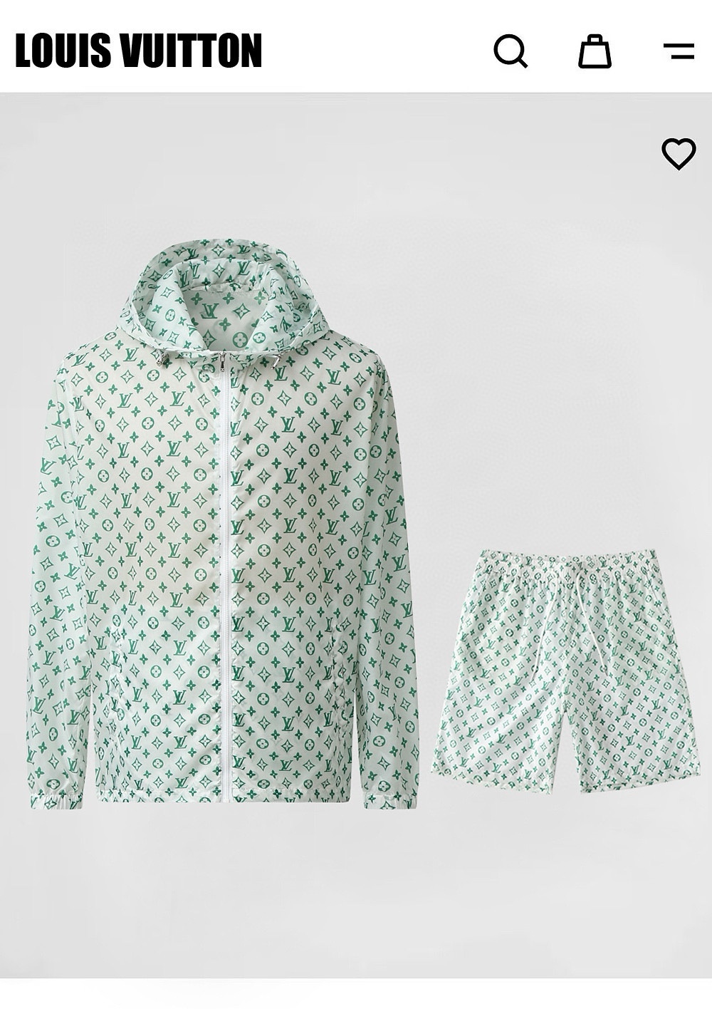 P714 LV Donuts: High-End Summer Leisure Suit with Sunscreen Fabric - 图片 1