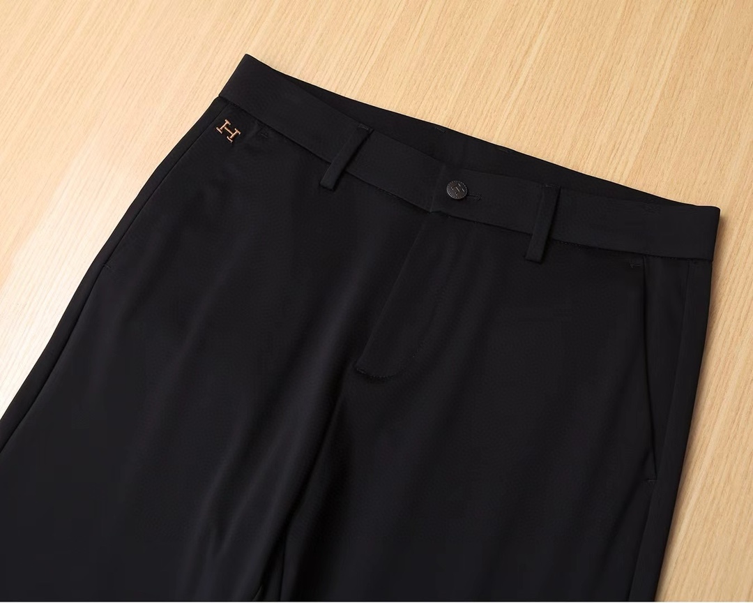 Hermes Mars Tailoring: High-End Leisure Pants with Hardware Tailoring and Cotton Fabric - 图片 3