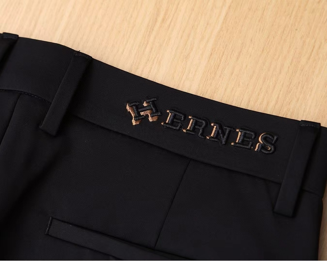 Hermes Mars Tailoring: High-End Leisure Pants with Hardware Tailoring and Cotton Fabric - 图片 7