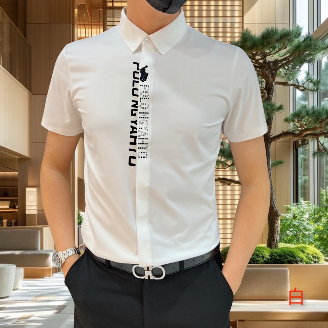 “High-End Silk Short-Sleeve Shirts for Spring/Summer 2025: P500 Pololav Lauren Collection” - 图片 3