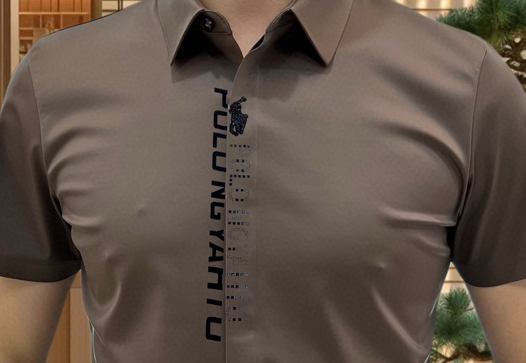 “High-End Silk Short-Sleeve Shirts for Spring/Summer 2025: P500 Pololav Lauren Collection” - 图片 8