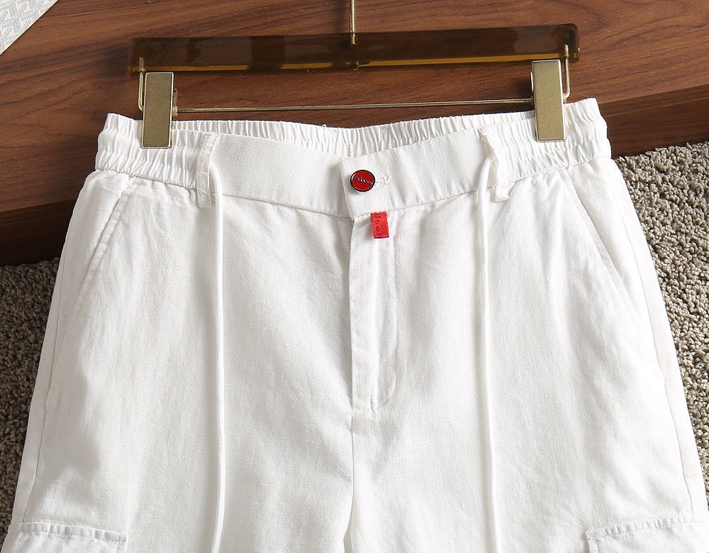 “Kiton 25SS Summer Shorts: High-quality Cotton, Fashionable Comfort, Classic Logo, Various Sizes” - 图片 9