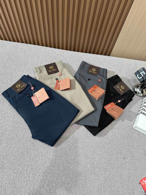 Loro Piana Slim Fit Business Casual Pants - Tencel Cotton Blend 1 Loro Piana Slim Fit Business Casual Pants - Tencel Cotton Blend