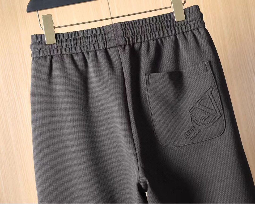 VLTN华伦天奴 硬货推荐！2025秋冬专柜新品大爆款高端休闲裤松紧裤！奢华品牌logo重工艺点缀 随意