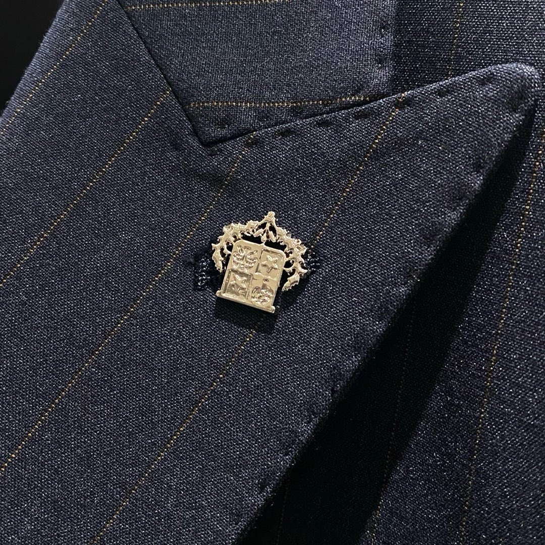 lP🆕诺悠翩雅 蓝色条纹套西 25Fw秋冬季新款条纹套装西服西装套装 -Loro Pian*a男士套西潮