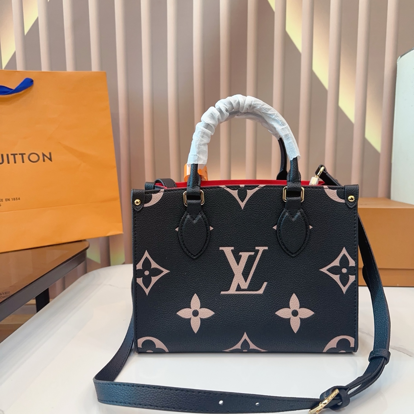 P315 Full Set Of Packaging | Size 25 19 | Lv Carryall Shopping Bag Tote Bag | Equipped With Double Bag And Wide Shoulder Strap | Lnew Color Senior Hl
