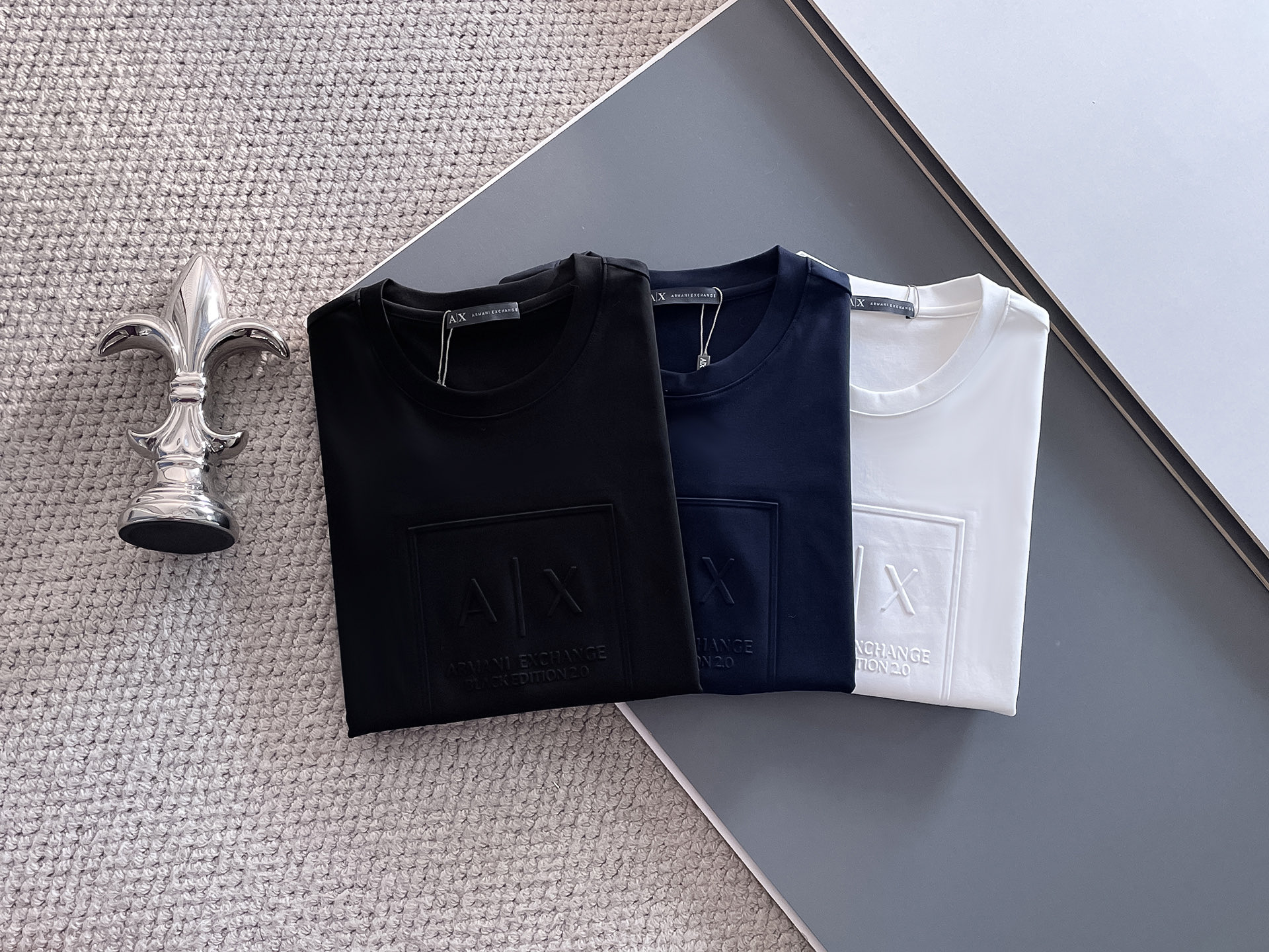 NO:133825,A丨X 2025 new summer model number 87029 code number M~3XL color black, white, royal blue, alexander wang19860909A丨X 2025 夏季新款 款号87029 码数M~3XL 颜色黑,白,宝蓝,,alexander wang,Men's clothing