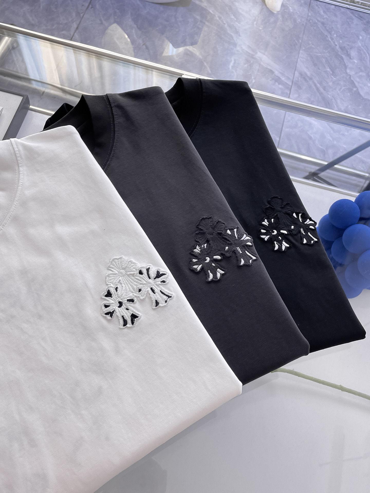 NO:412597,Chrome Hearts 2025 Summer Broad Edition Model No. 87102 S~2XL Color Black, White, Chrome Hearts, Alexander wang19860909Chrome Hearts 2025 夏季阔版 款号87102 码数S~2XL 颜色黑,白,,chrome hearts,alexander wang,Men's clothing