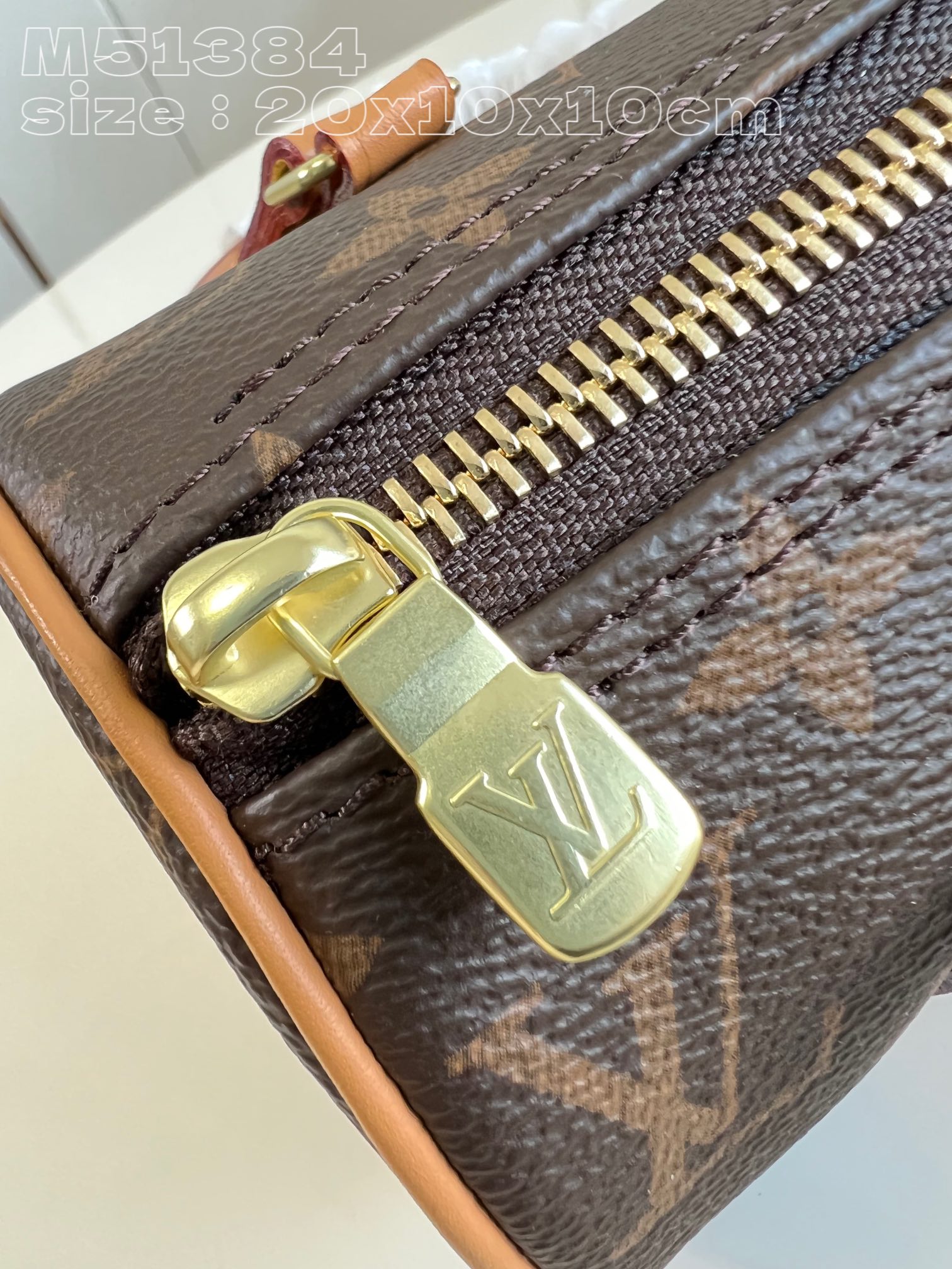 顶级原单M51384老花小号复古VINTAGE圆筒包现专柜已经停售！只能在中古二手店购入！订制老花面料搭