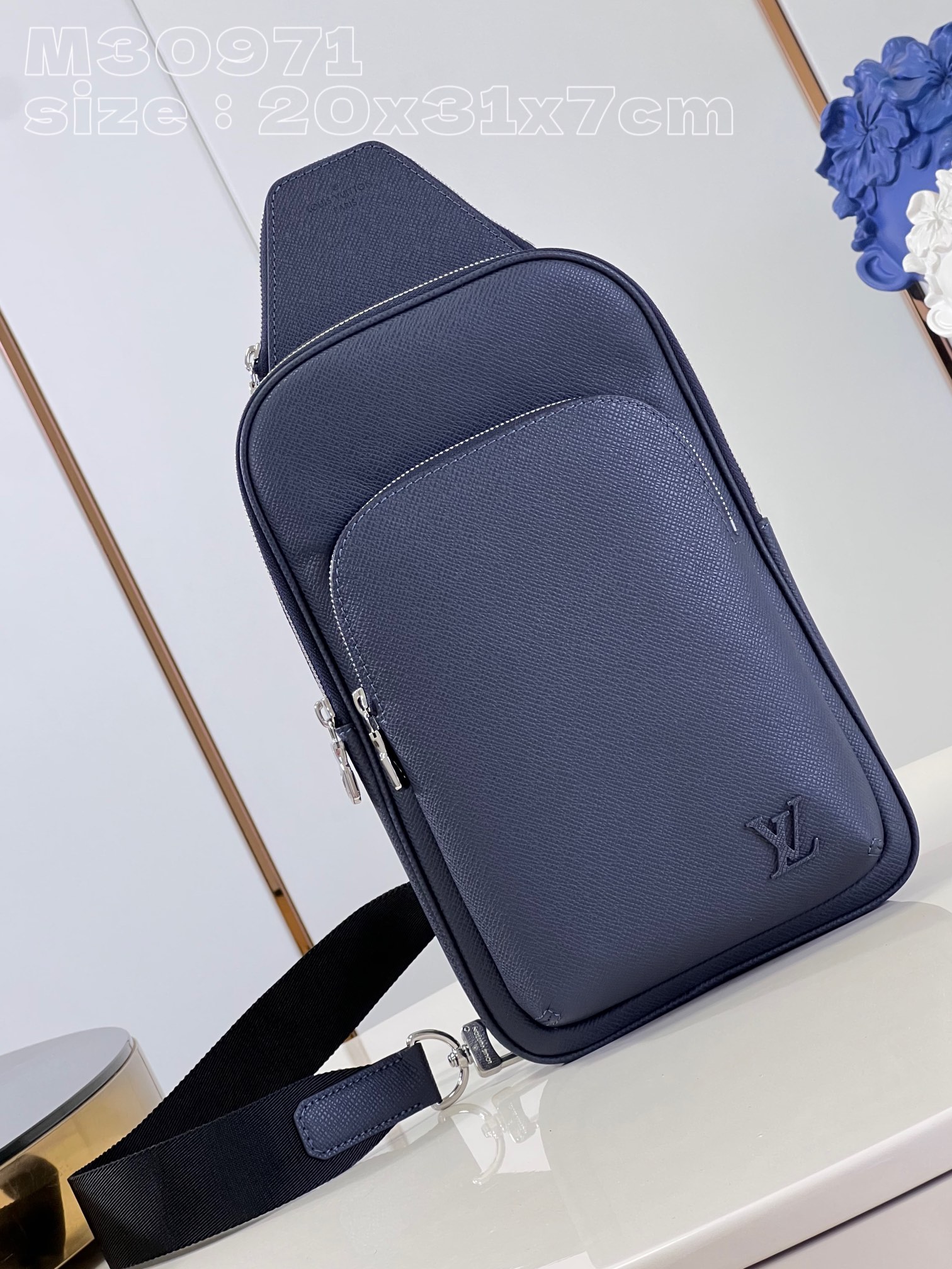 Louis Vuitton LV Avenue Crossbody & Shoulder Bags Every Designer
 Blue Dark Canvas Cowhide M30971