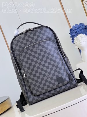 Louis Vuitton LV Avenue Bags Backpack AAA Replica Black Grid Damier Graphite Canvas N40499