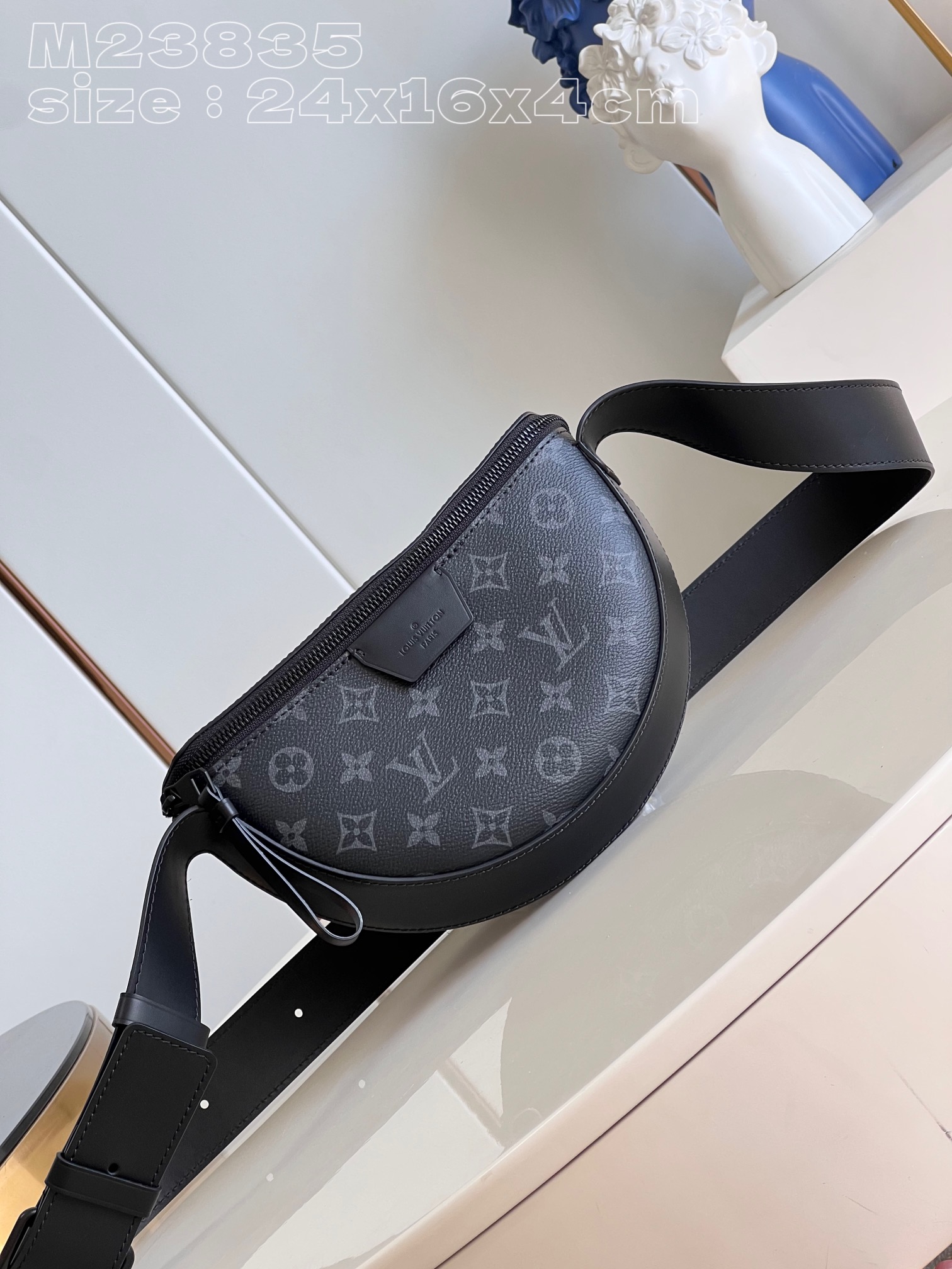 cheap online Best Designer
 Louis Vuitton Bags Handbags Black Monogram Eclipse Canvas M23835