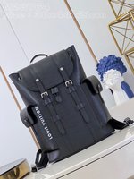 Top Quality Designer Replica
 Louis Vuitton LV Christopher AAA
 Bags Backpack Black Epi M23764