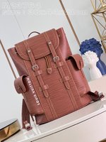 Buy 2023 Replica
 Louis Vuitton LV Christopher Bags Backpack Brown Epi M23764