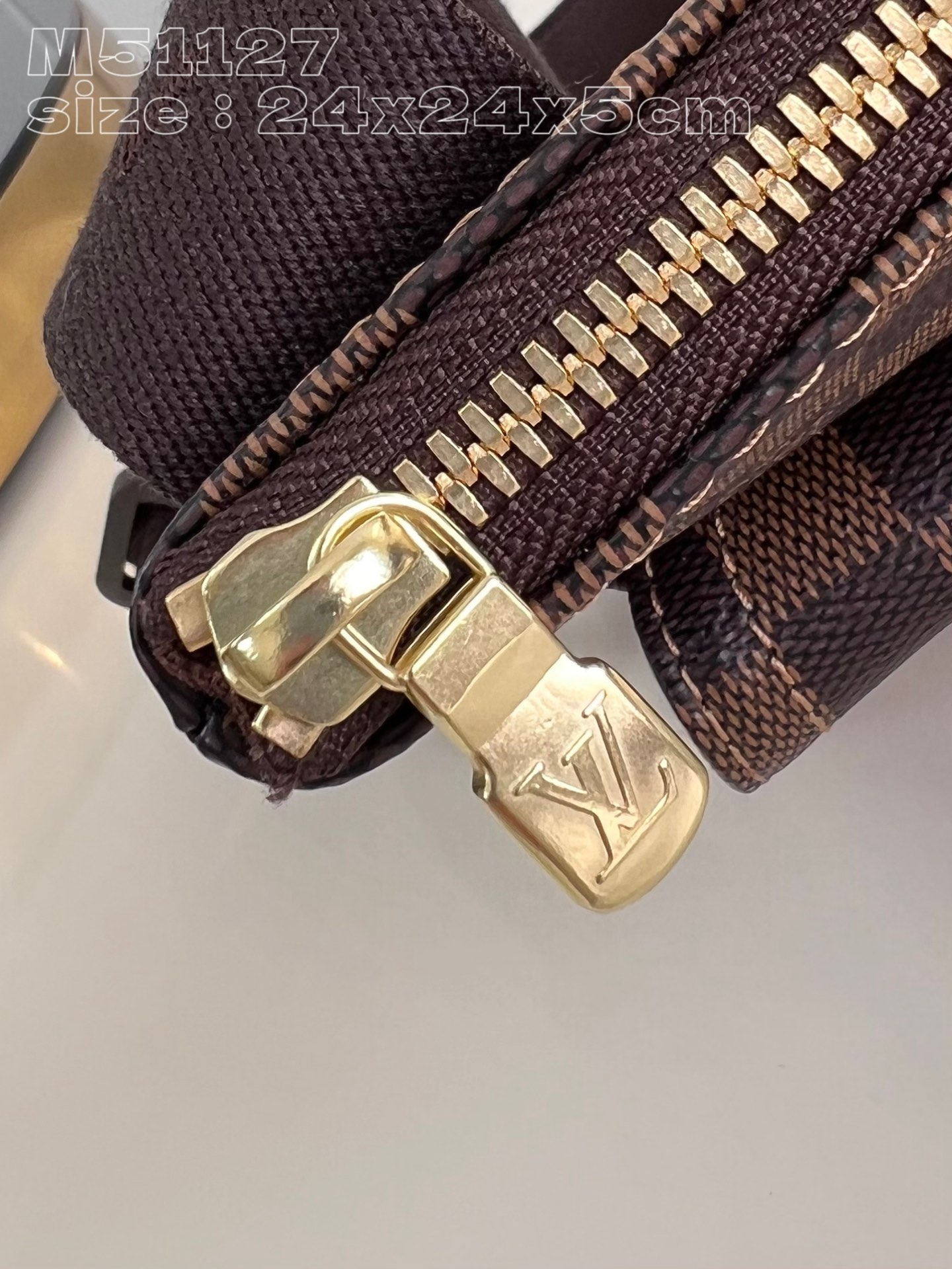 顶级原单M51127咖格中古斜挎包包多袋设计使前置设计小插袋男女通用包华丽的DamierEbène帆布更