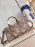 Louis Vuitton LV Onthego Bags Handbags Grey Weave Empreinte​ Chains M23640