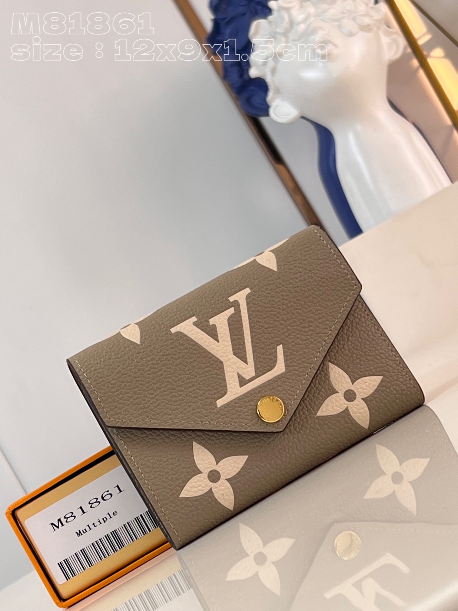 Louis Vuitton AAAAA
 Wallet Grey Empreinte​ M81861