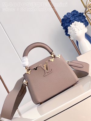 Copy AAA+
 Louis Vuitton LV Capucines Bags Handbags Taurillon Fashion Mini M48865