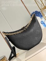 Louis Vuitton Luxury
 Bags Handbags Black Empreinte​ Cowhide Loop Chains M46725