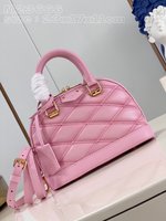 Shop Cheap High Quality 1:1 Replica
 Louis Vuitton LV Alma BB Bags Handbags Pink Sheepskin M23666