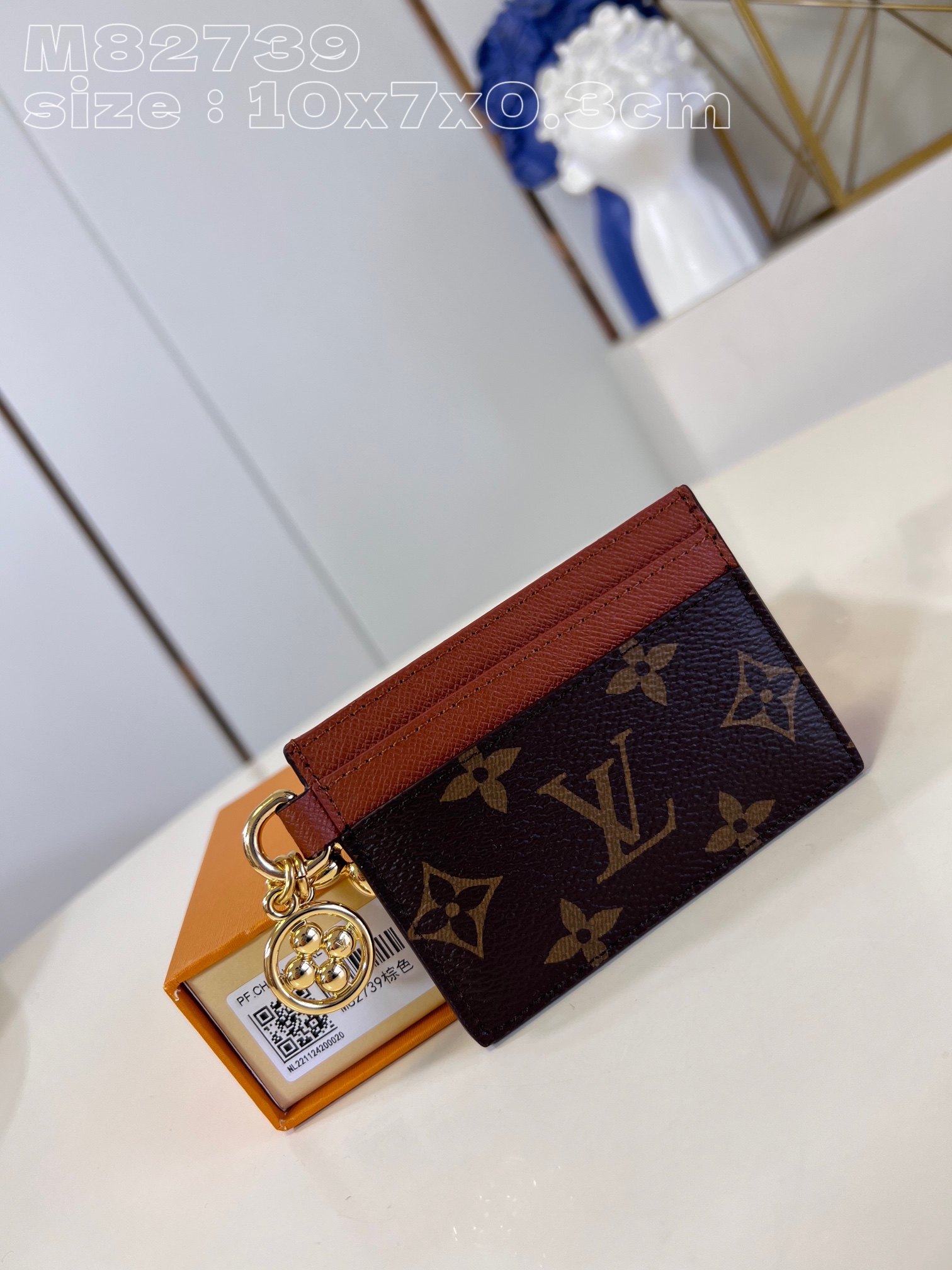 Louis Vuitton Monederos Billetera Oro Lona Cuero de vaca M82739