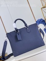 Louis Vuitton Bags Briefcase Blue Cowhide M30978