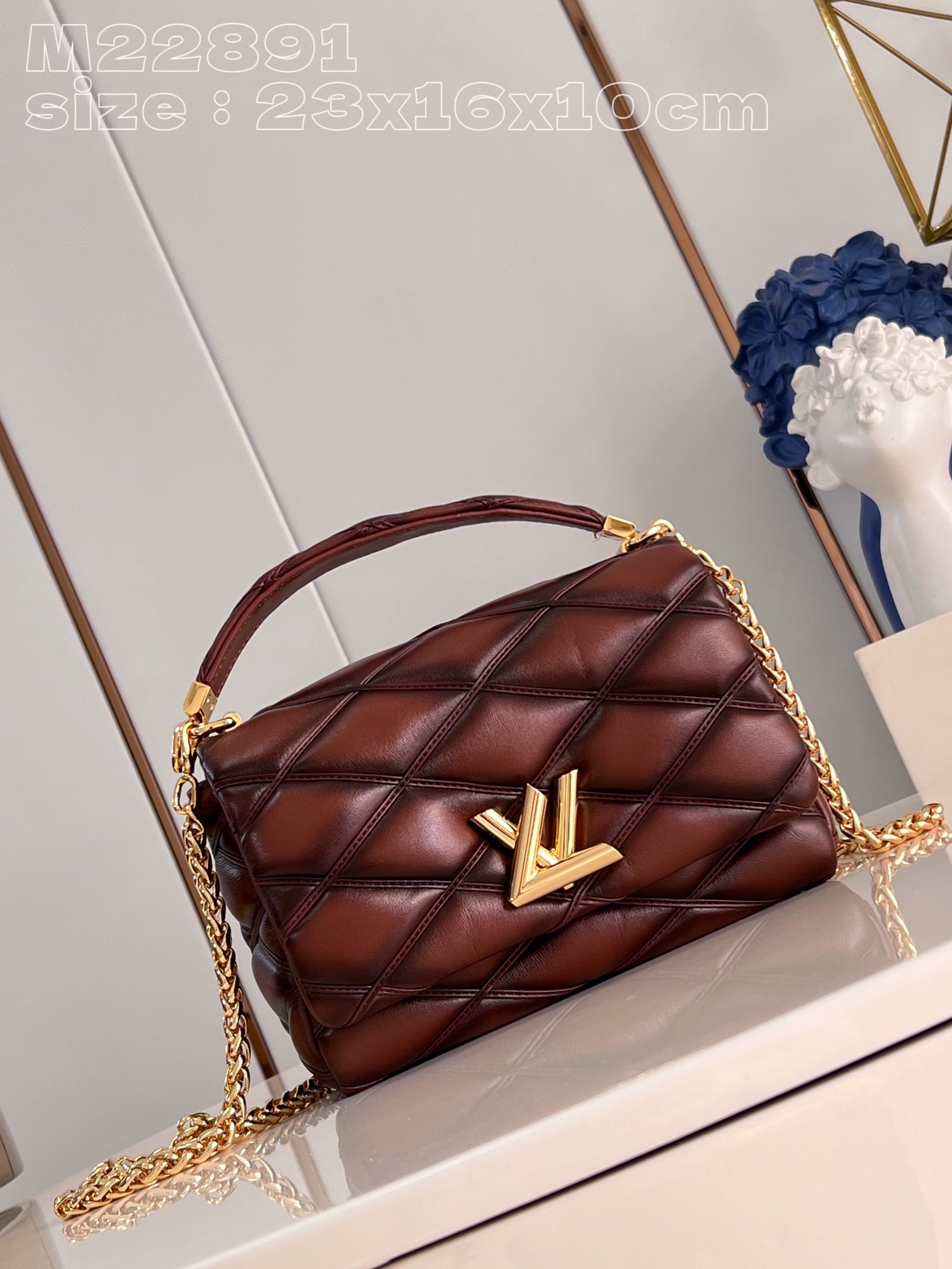 Louis Vuitton Shop
 Bags Handbags Caramel Sheepskin LV Twist Chains M22891