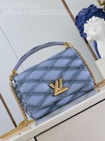 At Cheap Price
 Louis Vuitton Bags Handbags Blue Sheepskin LV Twist Chains M22891