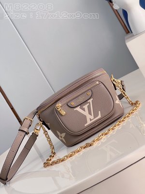 Louis Vuitton LV Bumbag Belt Bags & Fanny Packs Handbags Empreinte​ Chains M82208