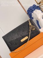 Louis Vuitton Wallet High Quality Replica Designer
 Black Gold Empreinte​ LV Circle M83233