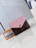 Louis Vuitton Wallet 1:1 Replica Wholesale
 Pink Monogram Canvas M62933