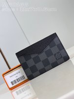 Louis Vuitton Perfect 
 Wallet Card pack Black Grid Canvas M60166