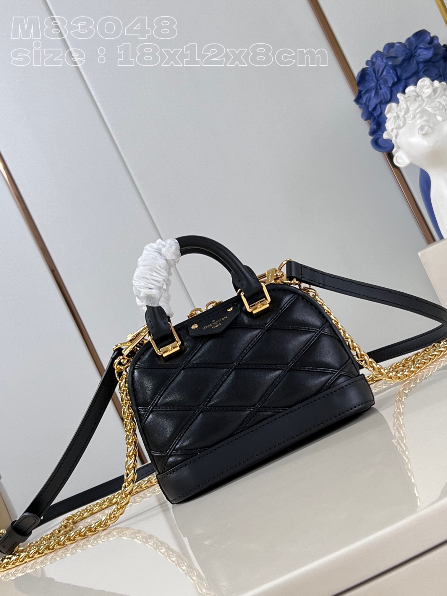 Louis Vuitton Bags Handbags Replcia Cheap
 Black Sheepskin Chains M83048