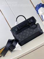 We Curate The Best
 Louis Vuitton New
 Bags Handbags Black Monogram Canvas Chains M46953