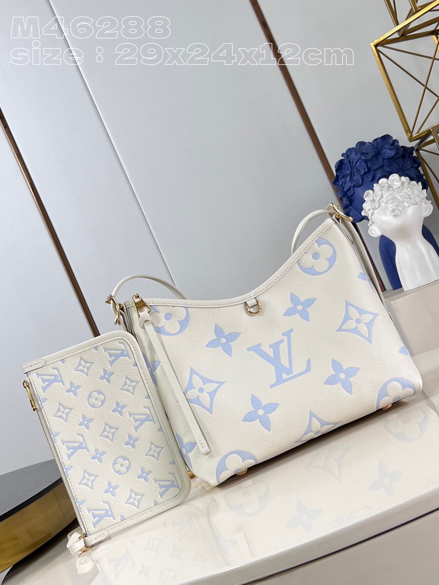 Louis Vuitton Bags Handbags Beige Blue White Empreinte​ M46288