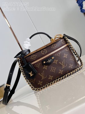 Is it illegal to buy dupe
 Louis Vuitton Handbags Clutches & Pouch Bags Cosmetic Bags Weave Monogram Canvas Pouch Chains M47125